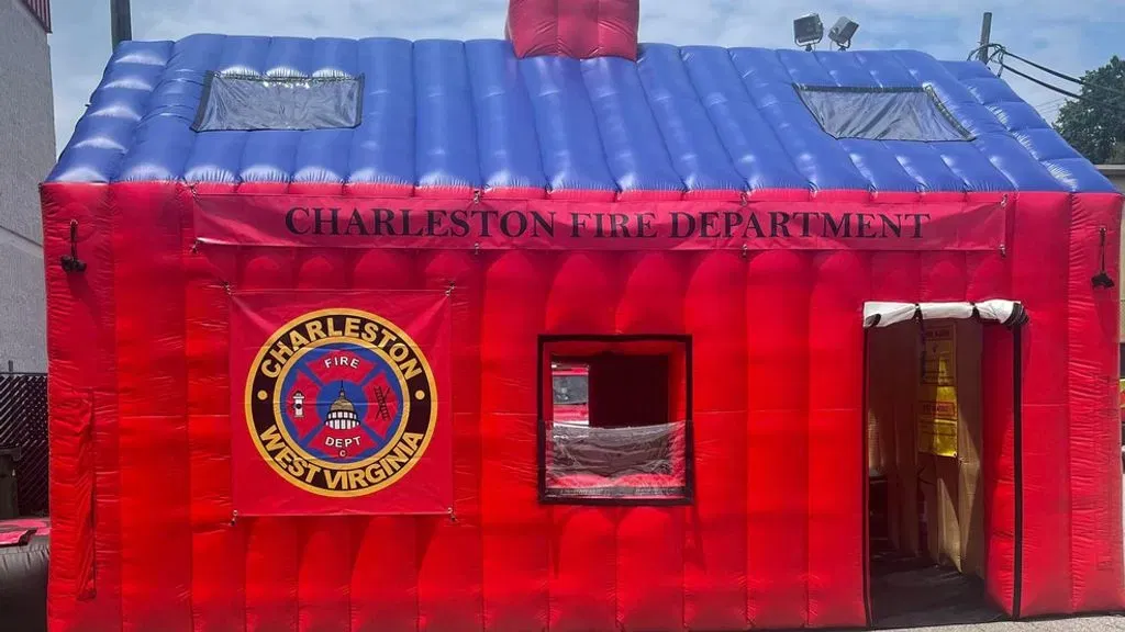 
Charleston Fire Department Inflatable Fire Education House