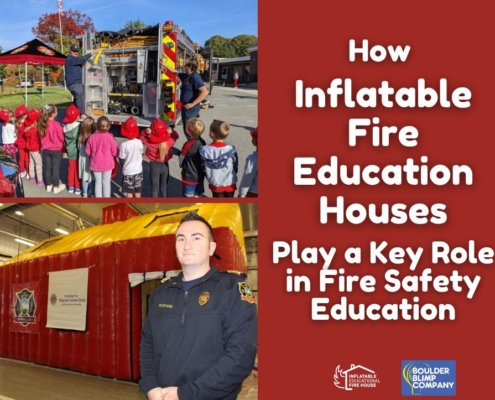 Inflatable Fire Education Houses for Fire Safety Education Month