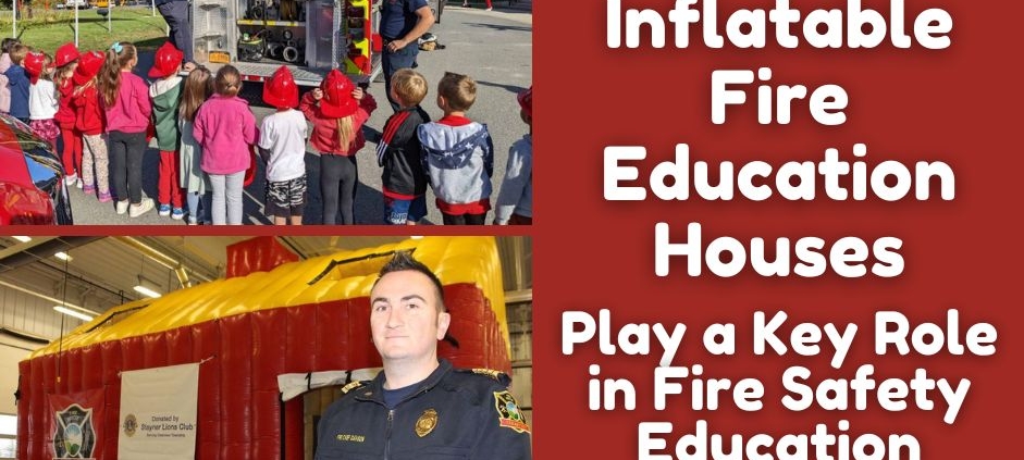 Inflatable Fire Education Houses for Fire Safety Education Month