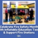 celebrate fire safety month with inflatables